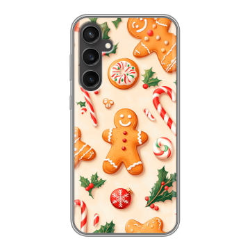 Силиконовый чехол на Samsung Galaxy S23 FE с принтом Новый год Силиконовый чехол на Samsung Galaxy S23 FE с принтом Новый год