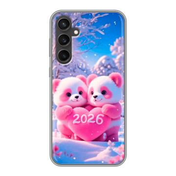 Силиконовый чехол на Samsung Galaxy S23 FE с принтом Новый год Силиконовый чехол на Samsung Galaxy S23 FE с принтом Новый год