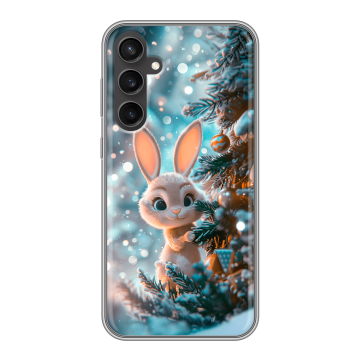 Силиконовый чехол на Samsung Galaxy S23 FE с принтом Новый год Силиконовый чехол на Samsung Galaxy S23 FE с принтом Новый год