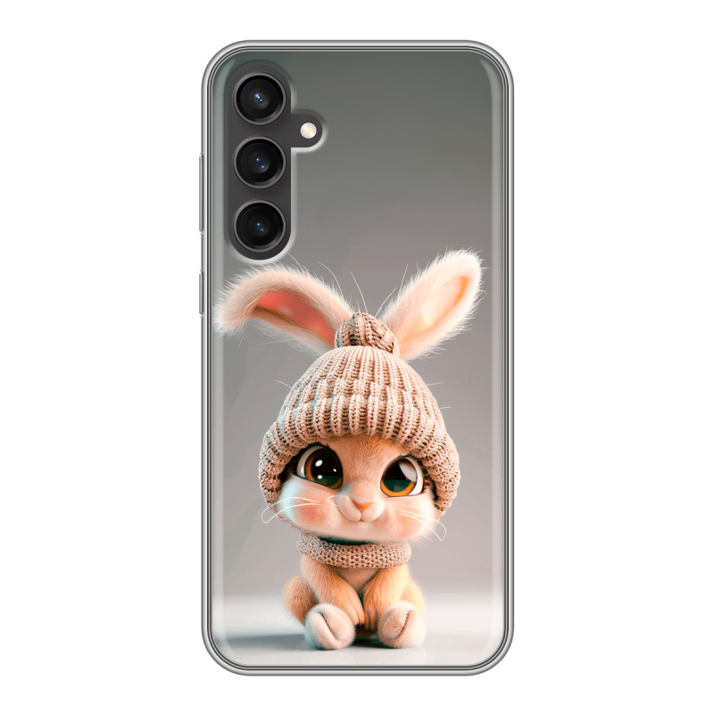Силиконовый чехол на Samsung Galaxy S23 FE с принтом Кролик Силиконовый чехол на Samsung Galaxy S23 FE с принтом Кролик