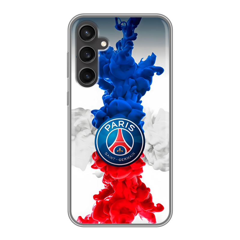 Силиконовый чехол на Samsung Galaxy S23 FE с принтом PSG ПСЖ Силиконовый чехол на Samsung Galaxy S23 FE с принтом PSG ПСЖ