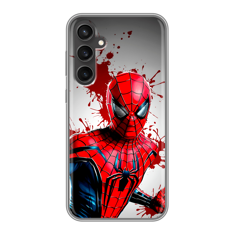 Силиконовый чехол на Samsung Galaxy S23 FE с принтом Spiderman Человек паук Силиконовый чехол на Samsung Galaxy S23 FE с принтом Spiderman Человек паук
