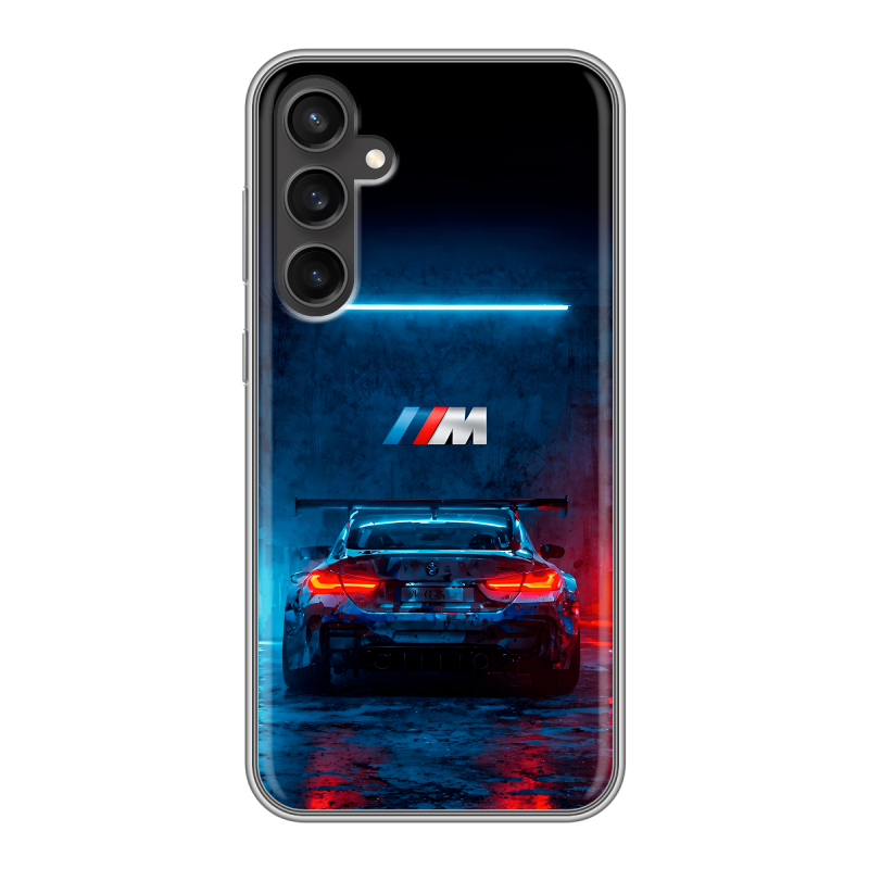 Силиконовый чехол на Samsung Galaxy S23 FE с принтом BMW БМВ Силиконовый чехол на Samsung Galaxy S23 FE с принтом BMW БМВ