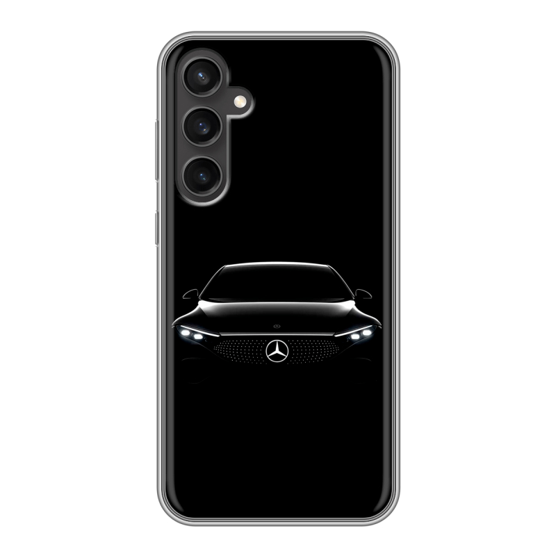 Силиконовый чехол на Samsung Galaxy S23 FE с принтом Mercedes Мерседес Силиконовый чехол на Samsung Galaxy S23 FE с принтом Mercedes Мерседес