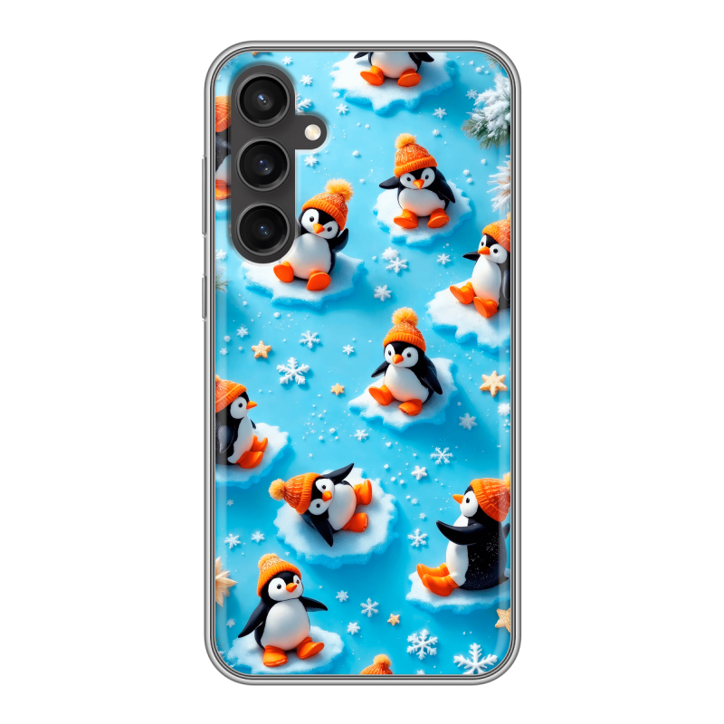 Силиконовый чехол на Samsung Galaxy S23 FE с принтом Новый год Силиконовый чехол на Samsung Galaxy S23 FE с принтом Новый год