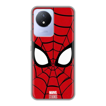 Силиконовый чехол на Vivo Y11 (2023) с принтом человек паук spiderman