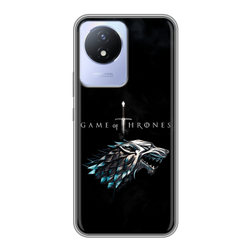 Силиконовый чехол на Vivo Y11 (2023) с принтом Игра Престолов Game Thrones