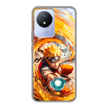 Силиконовый чехол на Vivo Y11 (2023) с принтом Аниме Наруто Naruto