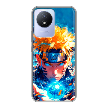 Силиконовый чехол на Vivo Y11 (2023) с принтом Аниме Наруто Naruto