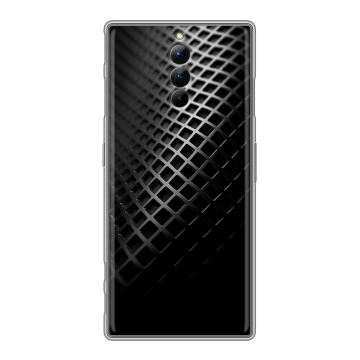 Силиконовый чехол на ZTE Nubia Red Magic 8S Pro с принтом Текстура металла