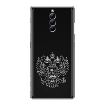 Силиконовый чехол на ZTE Nubia Red Magic 8S Pro с принтом Герб России Силиконовый чехол на ZTE Nubia Red Magic 8S Pro с принтом Герб России