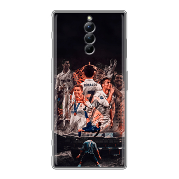 Силиконовый чехол на ZTE Nubia Red Magic 8S Pro с принтом Реал Роналдо Real Ronaldo Силиконовый чехол на ZTE Nubia Red Magic 8S Pro с принтом Реал Роналдо Real Ronaldo