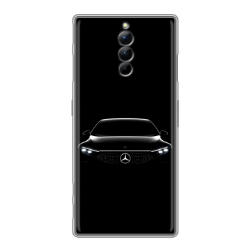 Силиконовый чехол на ZTE Nubia Red Magic 8S Pro с принтом Mercedes Мерседес
