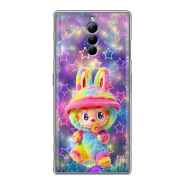 Силиконовый чехол на ZTE Nubia Red Magic 8S Pro с принтом Labubu Лабубу