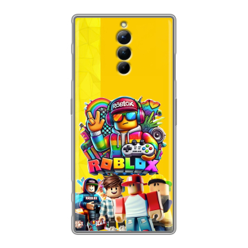 Силиконовый чехол на ZTE Nubia Red Magic 8S Pro с принтом Roblox Роблокс