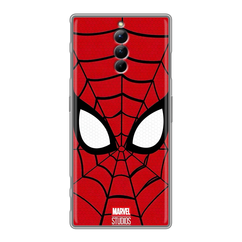 Силиконовый чехол на ZTE Nubia Red Magic 8S Pro с принтом человек паук spiderman Силиконовый чехол на ZTE Nubia Red Magic 8S Pro с принтом человек паук spiderman