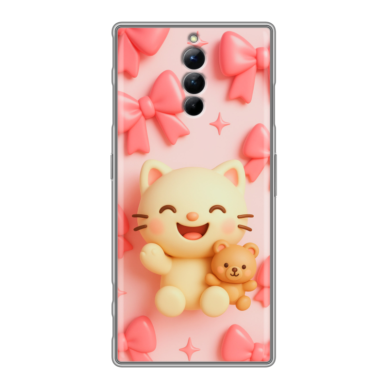 Силиконовый чехол на ZTE Nubia Red Magic 8S Pro с принтом для девочек Силиконовый чехол на ZTE Nubia Red Magic 8S Pro с принтом для девочек