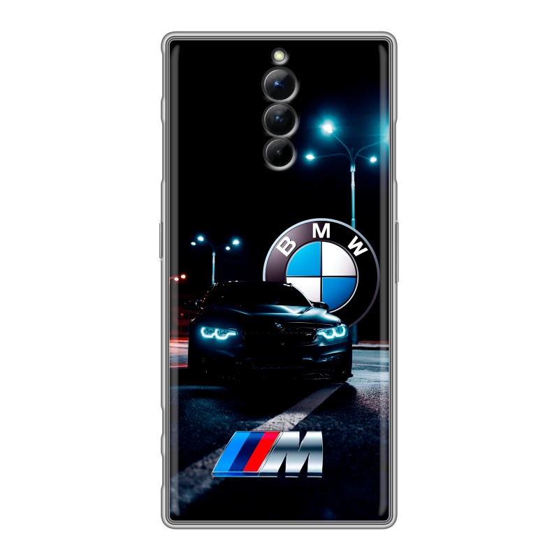 Силиконовый чехол на ZTE Nubia Red Magic 8S Pro с принтом БМВ BMW Силиконовый чехол на ZTE Nubia Red Magic 8S Pro с принтом БМВ BMW