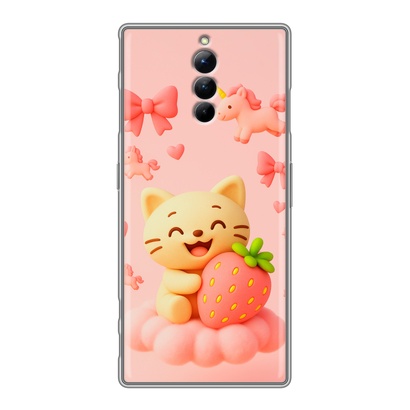 Силиконовый чехол на ZTE Nubia Red Magic 8S Pro с принтом для девочек Силиконовый чехол на ZTE Nubia Red Magic 8S Pro с принтом для девочек