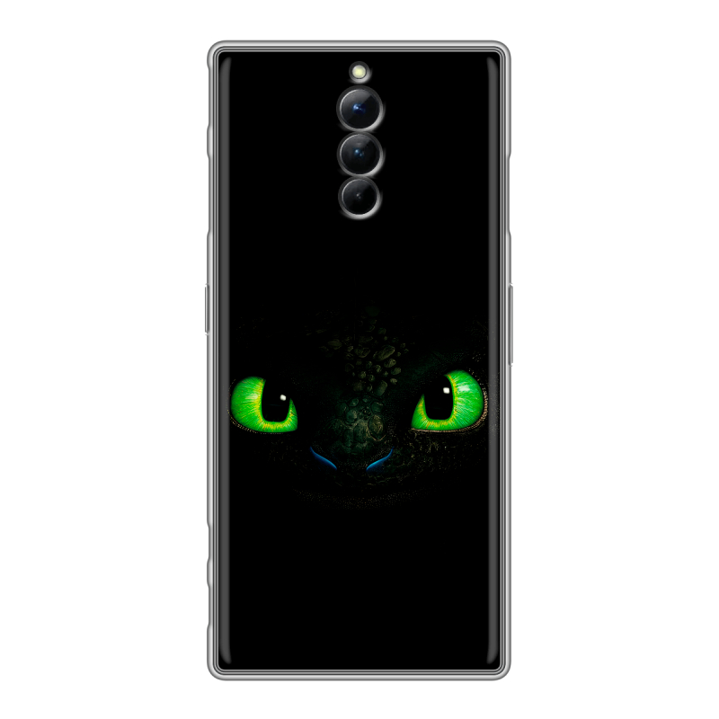 Силиконовый чехол на ZTE Nubia Red Magic 8S Pro с принтом Как приручить дракона Силиконовый чехол на ZTE Nubia Red Magic 8S Pro с принтом Как приручить дракона