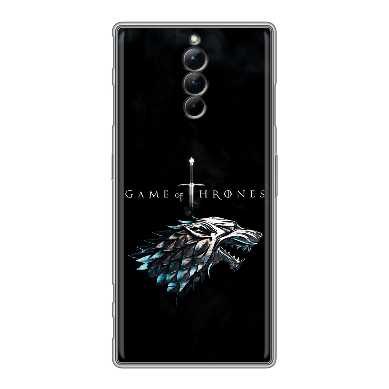 Силиконовый чехол на ZTE Nubia Red Magic 8S Pro с принтом Игра Престолов Game Thrones Силиконовый чехол на ZTE Nubia Red Magic 8S Pro с принтом Игра Престолов Game Thrones