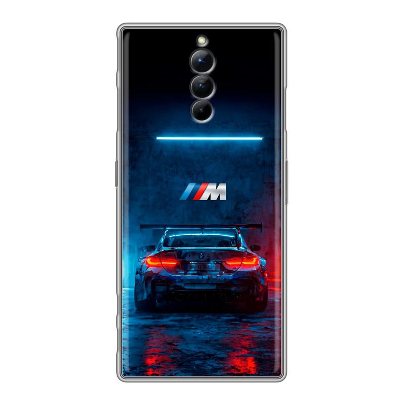 Силиконовый чехол на ZTE Nubia Red Magic 8S Pro с принтом BMW БМВ Силиконовый чехол на ZTE Nubia Red Magic 8S Pro с принтом BMW БМВ