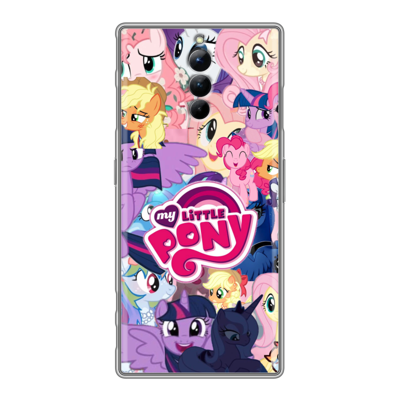 Силиконовый чехол на ZTE Nubia Red Magic 8S Pro с принтом My little pony Дружба чудо Силиконовый чехол на ZTE Nubia Red Magic 8S Pro с принтом My little pony Дружба чудо