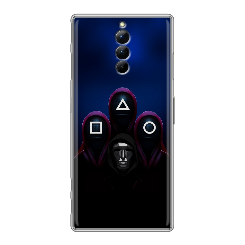 Силиконовый чехол на ZTE Nubia Red Magic 8S Pro с принтом Игра Кальмара Силиконовый чехол на ZTE Nubia Red Magic 8S Pro с принтом Игра Кальмара