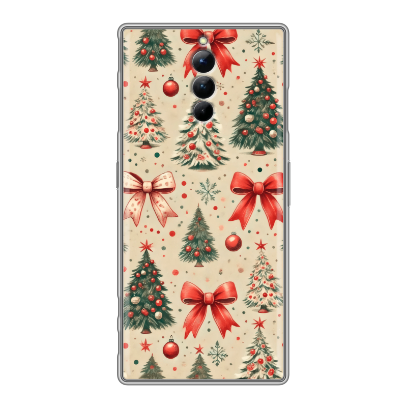 Силиконовый чехол на ZTE Nubia Red Magic 8S Pro с принтом Новый год Силиконовый чехол на ZTE Nubia Red Magic 8S Pro с принтом Новый год