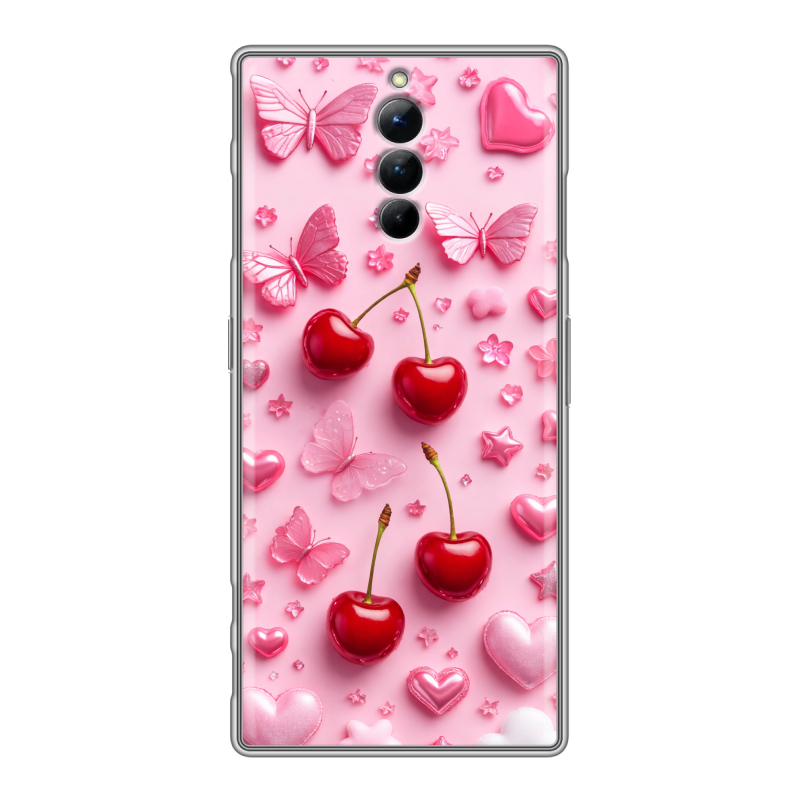 Силиконовый чехол на ZTE Nubia Red Magic 8S Pro с принтом для девочек Силиконовый чехол на ZTE Nubia Red Magic 8S Pro с принтом для девочек