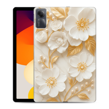 Силиконовый чехол на Xiaomi RedMi Pad SE с принтом Цветы
