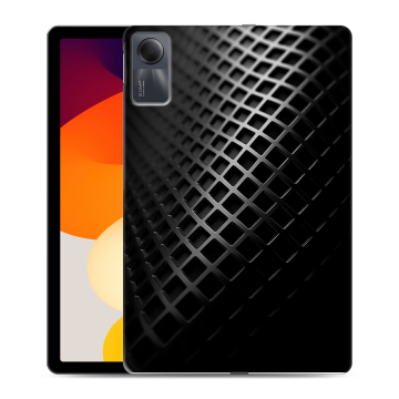 Силиконовый чехол на Xiaomi RedMi Pad SE с принтом Текстура металла Силиконовый чехол на Xiaomi RedMi Pad SE с принтом Текстура металла