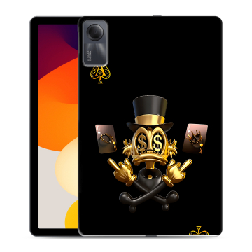 Силиконовый чехол на Xiaomi RedMi Pad SE с принтом Золотой скрудж макдак