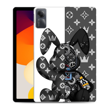 Силиконовый чехол на Xiaomi RedMi Pad SE с принтом Луи робот