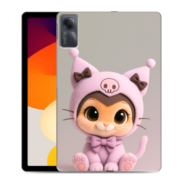 Силиконовый чехол на Xiaomi RedMi Pad SE с принтом Куроми Kuromi 