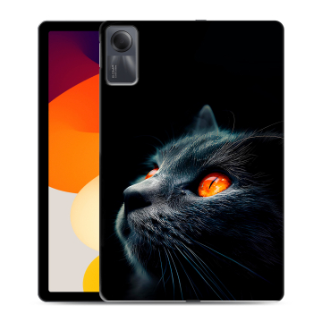Силиконовый чехол на планшета Xiaomi RedMi Pad SE с принтом милый котик