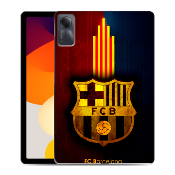 Силиконовый чехол на планшета Xiaomi RedMi Pad SE с принтом Барселона Barcelona