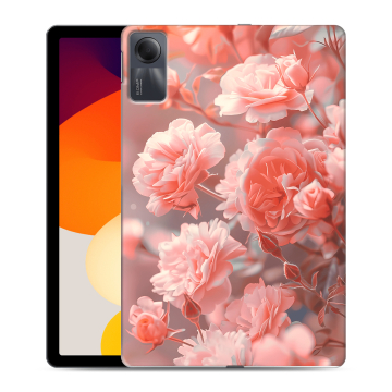 Силиконовый чехол на Xiaomi RedMi Pad SE с принтом Розы цветы