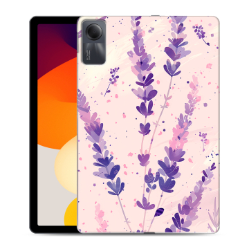 Силиконовый чехол на Xiaomi RedMi Pad SE с принтом цветы лаванда