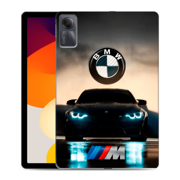 Силиконовый чехол на Xiaomi RedMi Pad SE с принтом БМВ BMW Силиконовый чехол на Xiaomi RedMi Pad SE с принтом БМВ BMW