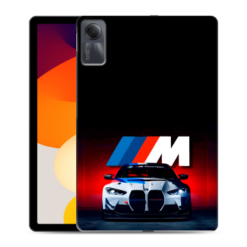 Силиконовый чехол на Xiaomi RedMi Pad SE с принтом БМВ BMW Силиконовый чехол на Xiaomi RedMi Pad SE с принтом БМВ BMW