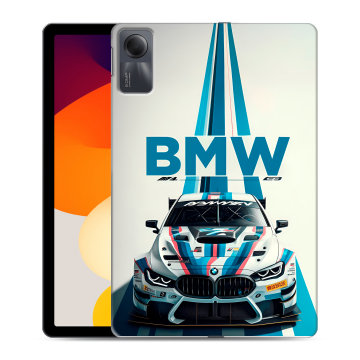 Силиконовый чехол на Xiaomi RedMi Pad SE с принтом БМВ BMW