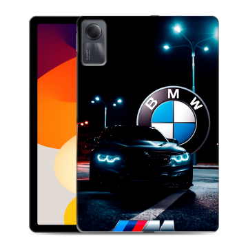 Силиконовый чехол на Xiaomi RedMi Pad SE с принтом БМВ BMW Силиконовый чехол на Xiaomi RedMi Pad SE с принтом БМВ BMW