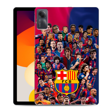 Силиконовый чехол на Xiaomi RedMi Pad SE с принтом Барселона Barcelona