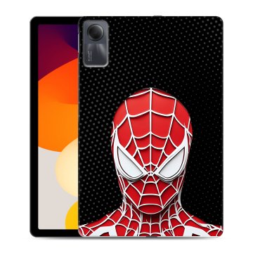 Силиконовый чехол на Xiaomi RedMi Pad SE с принтом человек паук spiderman