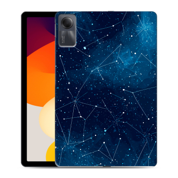 Силиконовый чехол на Xiaomi RedMi Pad SE с принтом Космос звезды