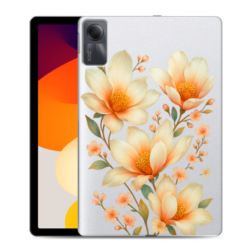 Силиконовый чехол на Xiaomi RedMi Pad SE с принтом Цветы