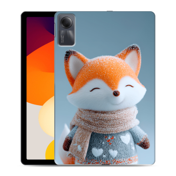 Силиконовый чехол на Xiaomi RedMi Pad SE с принтом Лиса