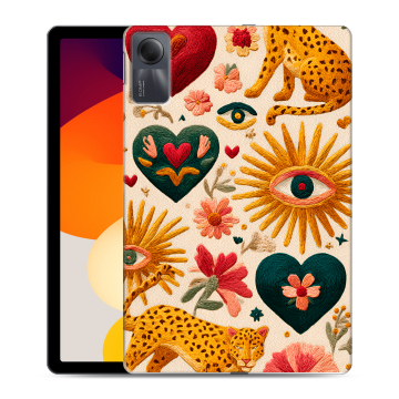 Силиконовый чехол на Xiaomi RedMi Pad SE с принтом Модный принт