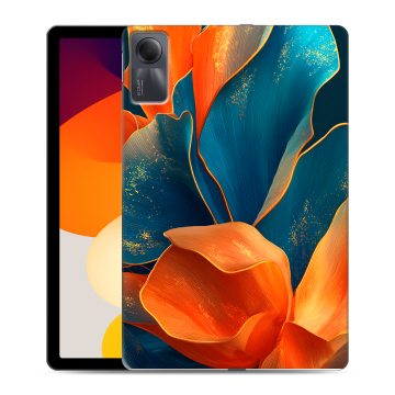 Силиконовый чехол на Xiaomi RedMi Pad SE с принтом Цветы